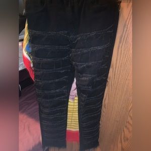 🗣️ 🚨{for sale} new black stacked jeans, Size:XL, brand: SHEIN